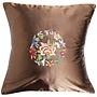 Cuscino Cinese Fiori Marroni 45x45cm