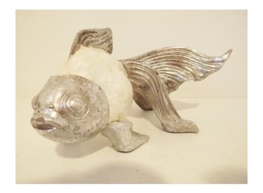 Fish Mother-of-Pearl Polystone Home Accessory Large