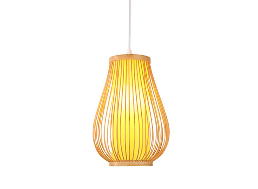 Bamboo Pendant Lamp Ceiling Lampshade Handmade - Bella W30xD30xH38cm