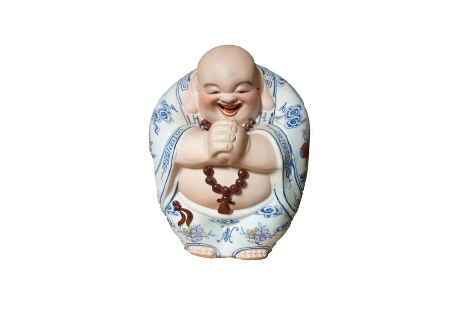 Buda China de Porcelana Pintada a Mano An21xP20xAl26cm