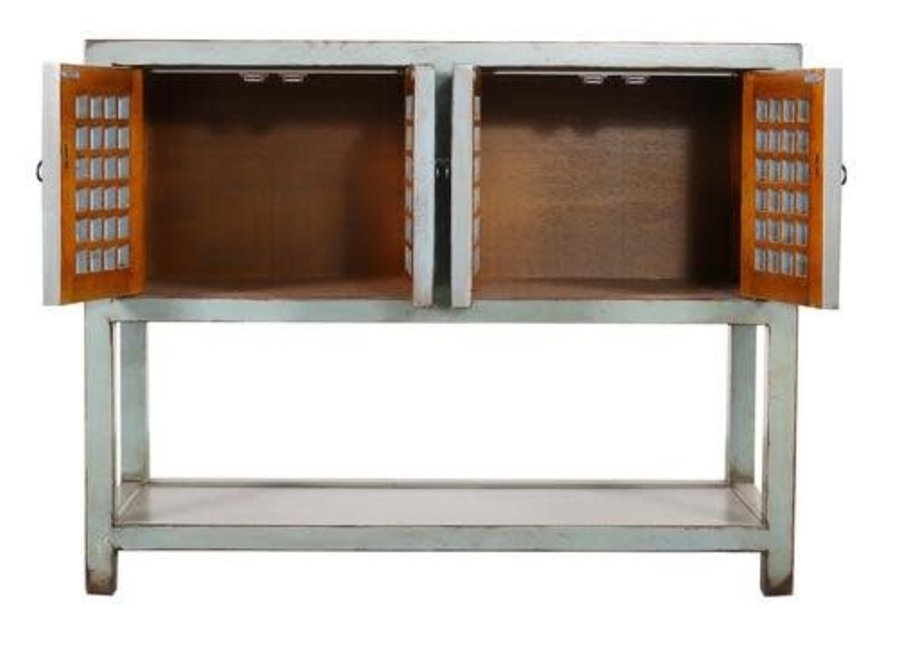 Chinese Console Table Grey Antique Look