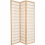 Japanese Room Divider 3 Panels W135xH180cm Privacy Screen Shoji Rice-paper Natural - Tana