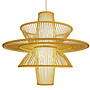 Bamboo Lampshade Pendant Light Handmade - Nicole D60xH56cm