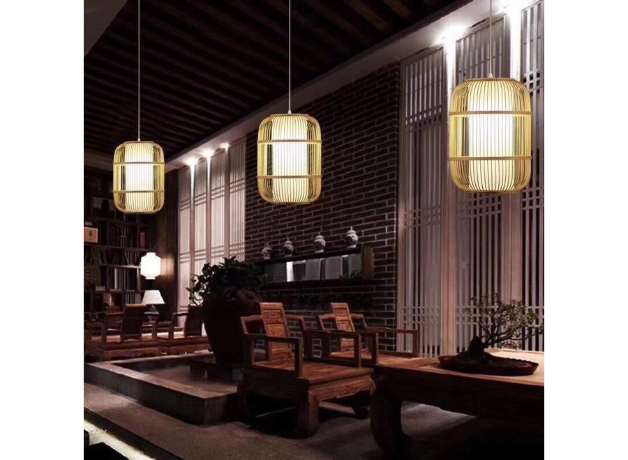 Suspension en Bambou Fait Main - Dior D35xH50cm