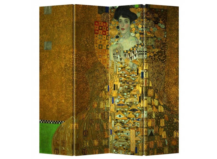 Paravent Interieur L160xH180cm 4 Panneaux Gustav Klimt Adele Bloch-Bauer