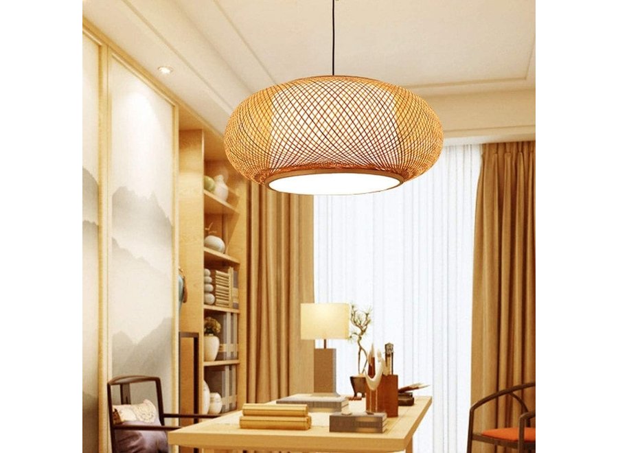 Bamboo Hanging Lamp - Chantelle W59xD59xH23cm