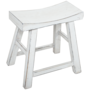 Chinese Stool White High Gloss W46xD22xH47cm
