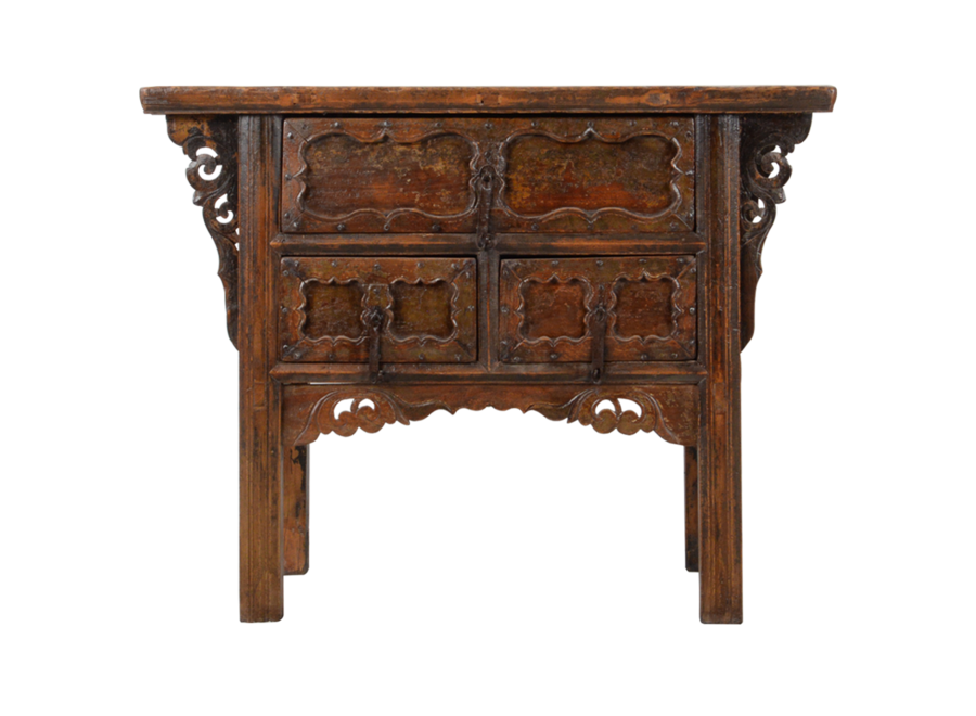 Antique Chinese Console Table Handcarved W106xD48xH85cm