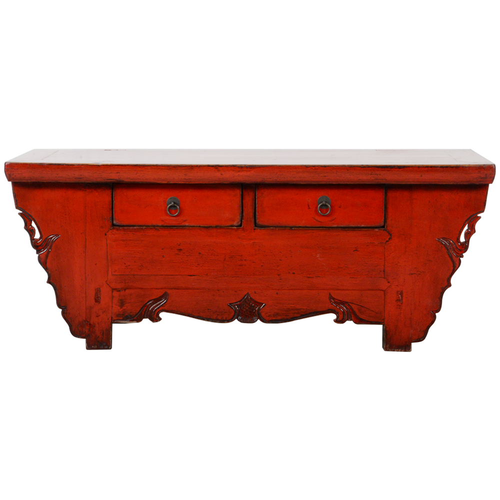 Antique Chinese TV Red Glossy W107xD44xH42cm Fine Asianliving