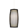 Bamboo Lampshade Pendant Light Black Handmade - Elliot D18xH33cm
