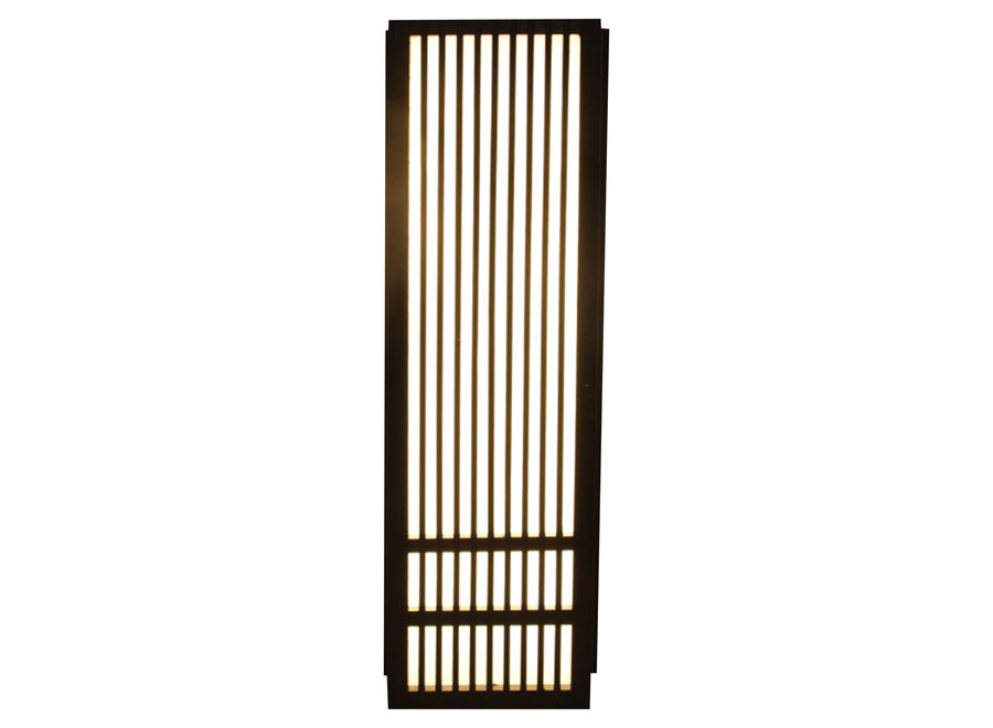 Lámpara de Pared Japonesa Shoji Black Kazuno An8xP15xAl50cm