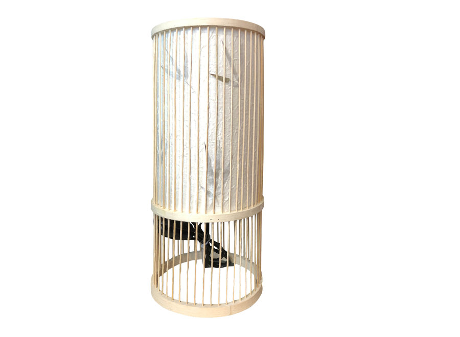 Lampe de Table en Bambou - Ella D.18xH42cm