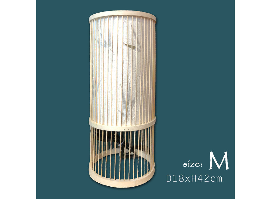 Lampe de Table en Bambou - Ella D.18xH42cm