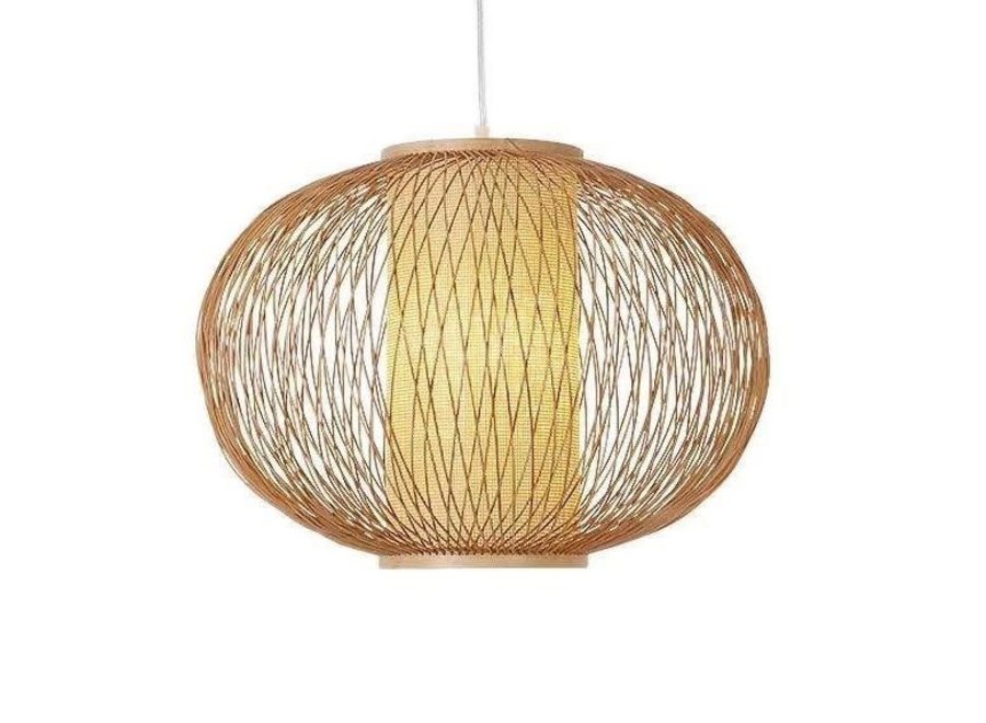 Ceiling Light Pendant Lighting Bamboo Handmade - Sophia W40xD40xH33cm