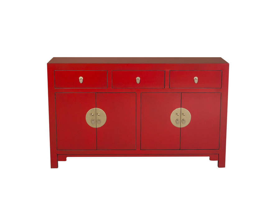 Chinesisches Sideboard Lucky Red B140xT35xH85cm - Orientique Collection