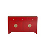 Aparador Chino Lucky Red L140xF35xH85cm - Colección Orientique