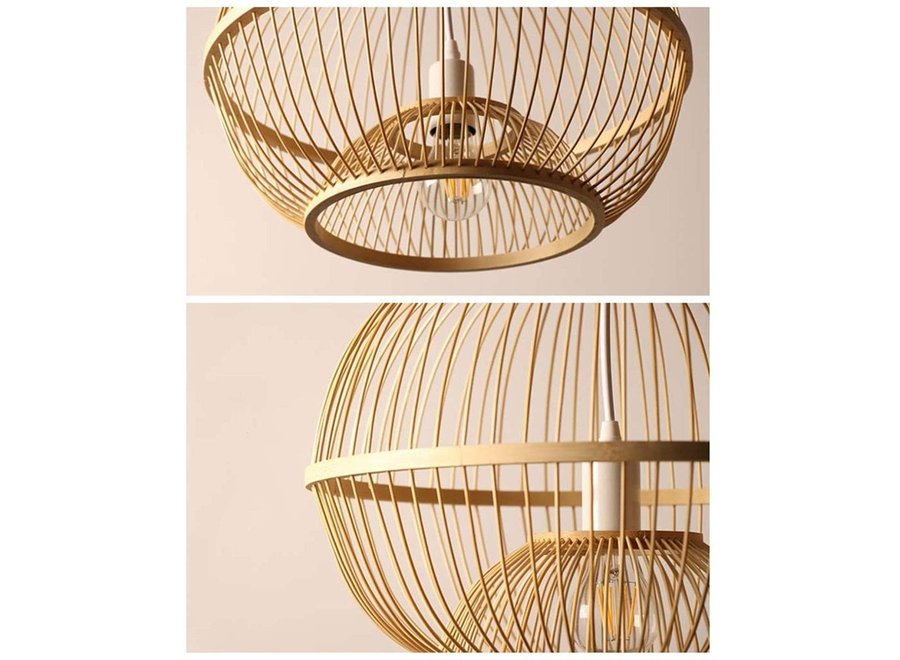 Ceiling Light Pendant Lighting Bamboo Handmade - Sisley