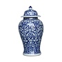 Pot à Gingembre Chinois Porcelaine Bleue D22xH45cm