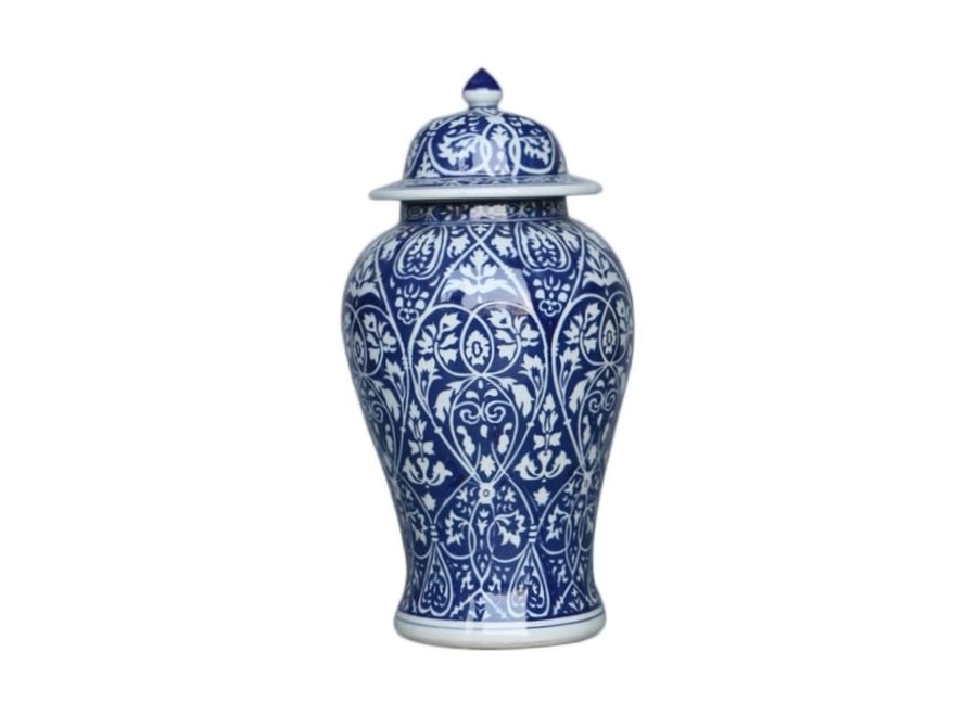Ginger Jar Cinese Porcellana Blu D22xH45cm