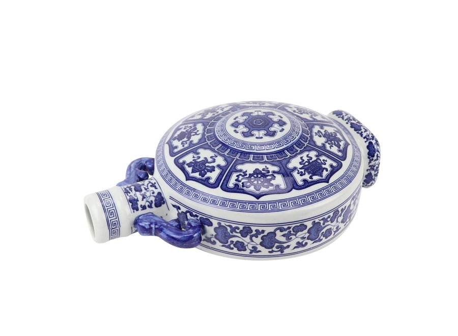 Chinese Vase Blue White Porcelain D22xH35cm