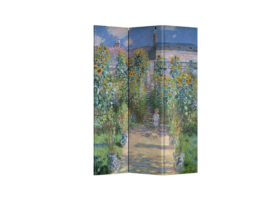 Room Divider W120xH180cm Monet's Garden at Vetheuil
