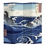 Paravento Giapponese Separè L160xA180cm Kanagawa Giapponesi