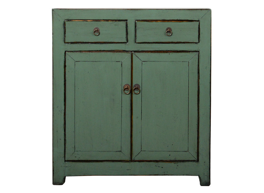 Armadio Cinese Antico Menta Lucido L77xP40xA95cm