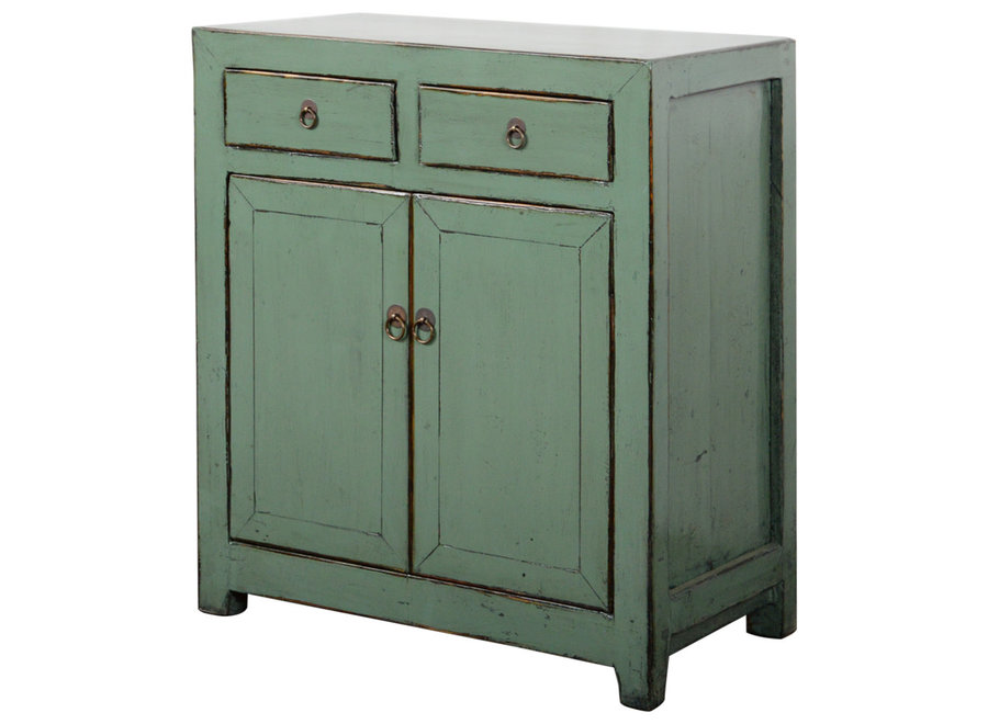Armadio Cinese Antico Menta Lucido L77xP40xA95cm