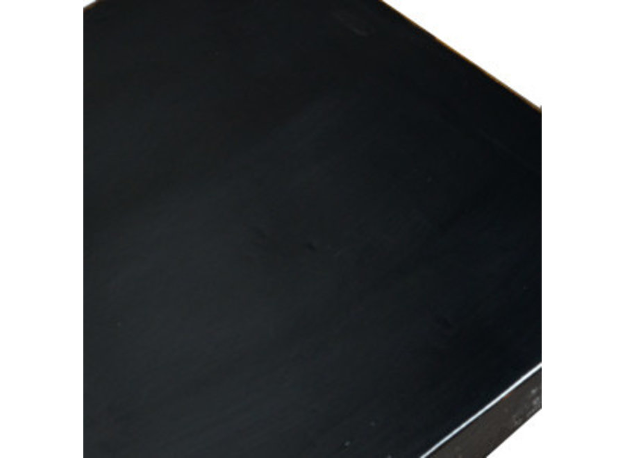 Antique Chinese Cabinet Black High Gloss W77xD39xH90cm