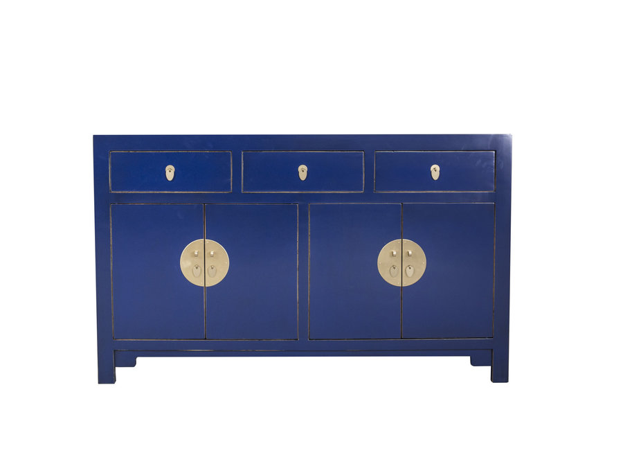 Chinese Sideboard Midnight Blue W140xD35xH85cm - Orientique Collection