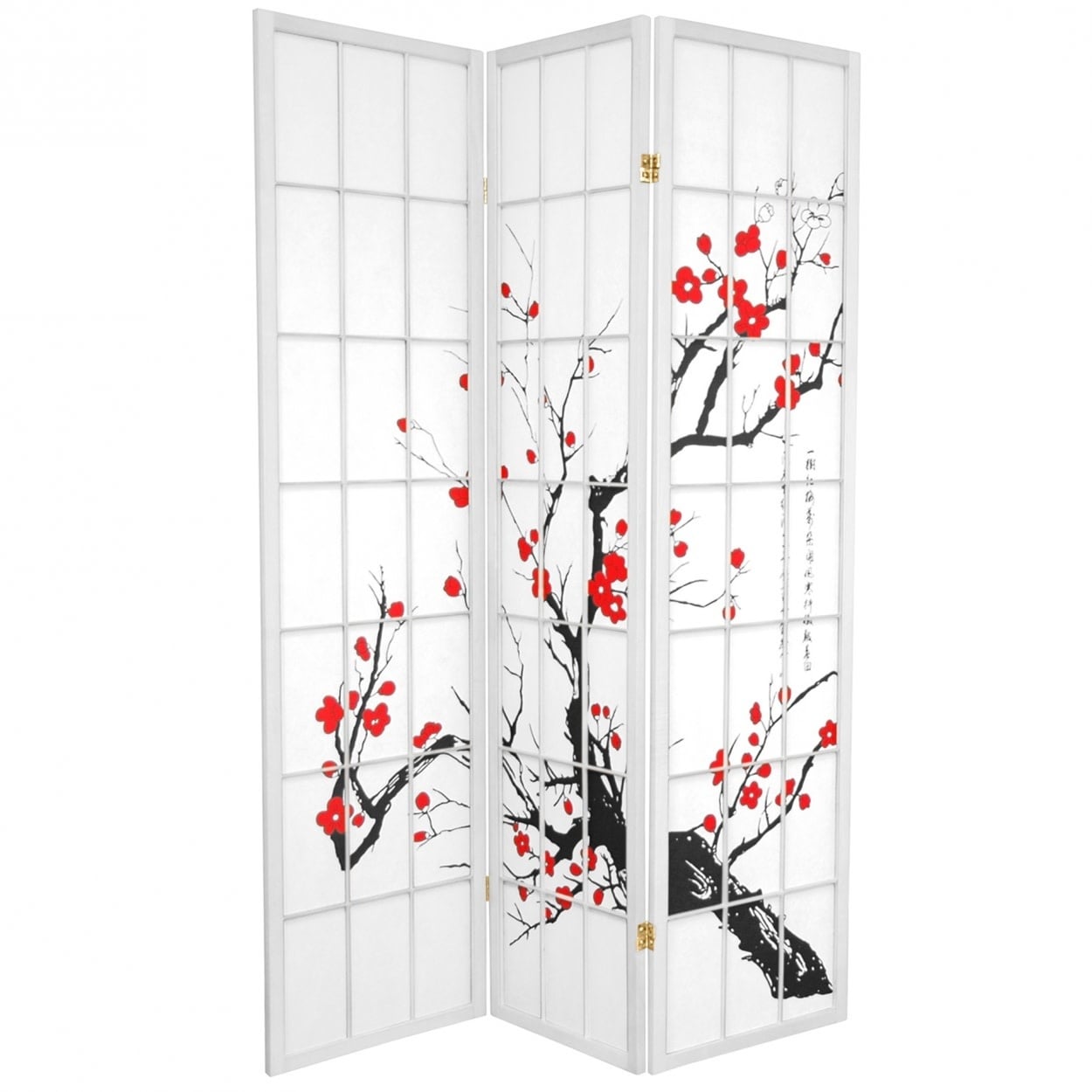 Paravent sur toile Paysage japonais 5 Parties 180x170 cm Deux faces
