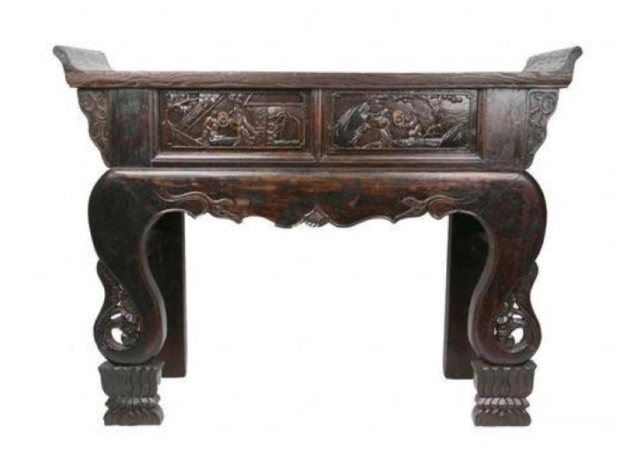 Mesa Consola China Antigua de Madera Hecha a Mano An139xP38xAl102cm