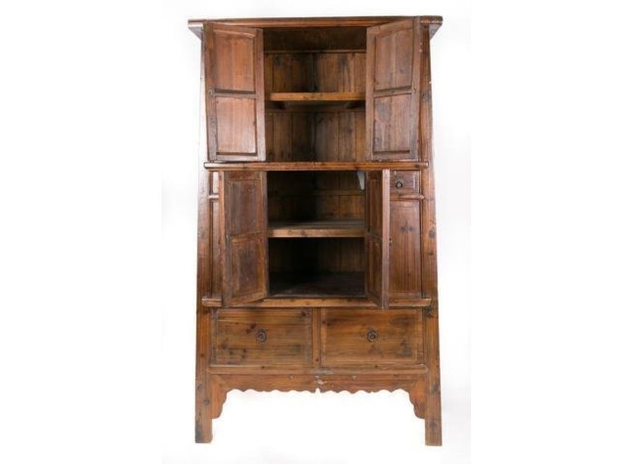 Antique Chinese Cabinet with Drawers W119xD64xH207cm