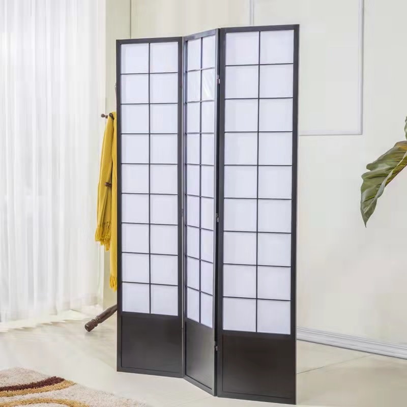 Biombo Separador De Ambientes 160x180 Cm - 4 Paneles - Tela Impresa Doble Cara