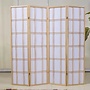 Japanese Room Divider Shoji W180xH180cm Privacy Screen Natural - Isumi