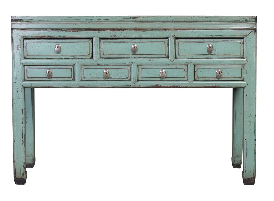 Fine Asianliving Console Chinoise Ancienne Menthe L126xP45xH88cm