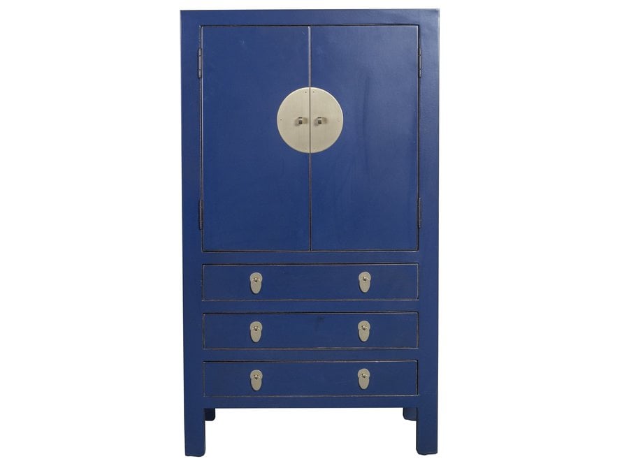 Armoire Chinoise Bleu Midnight L63xP38xH110cm