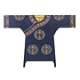 Armoire Kimono Chinois Peint à La Main Midnight Bleu L120xP35xH87cm