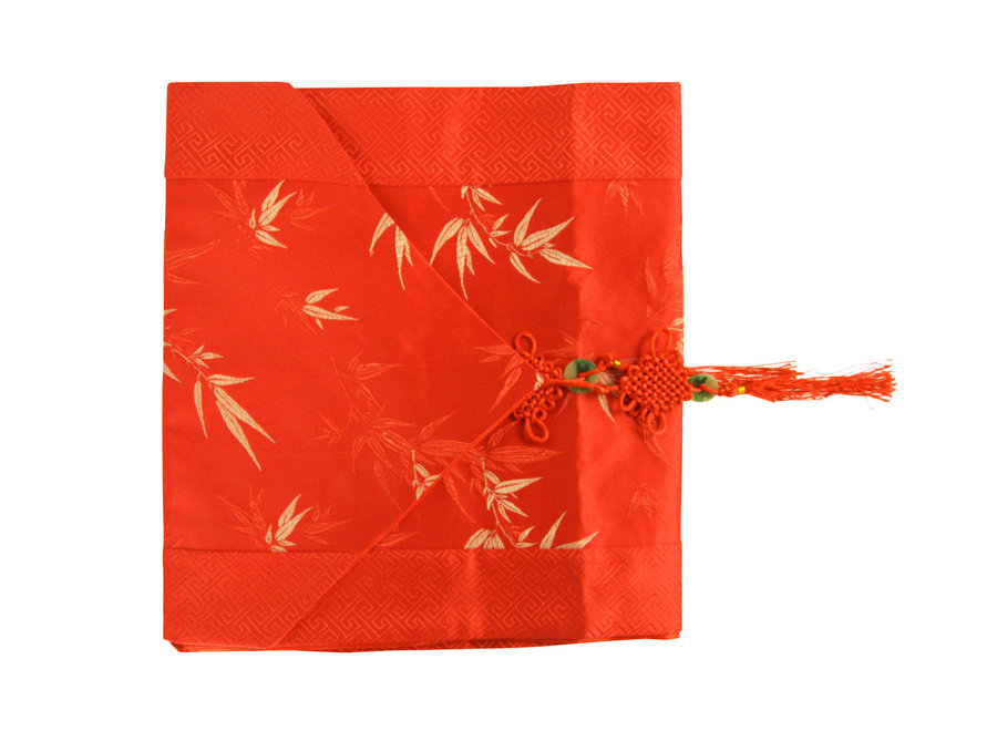 Fine Asianliving Chinese Table Runner 33x190cm Bamboo Red