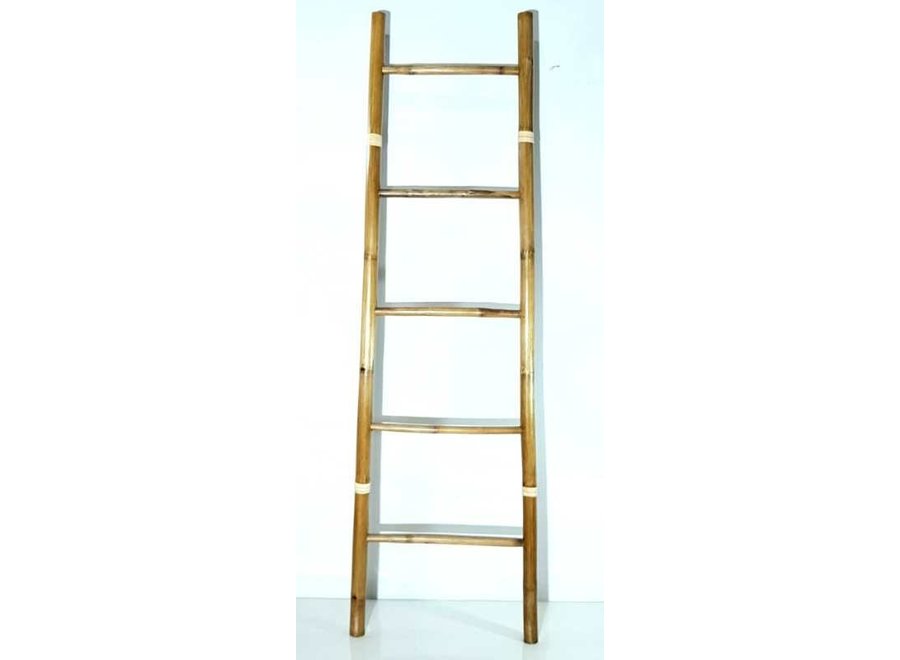 Fine Asianliving Bamboo Ladder Natural 45x180cm Handmade in Thailand