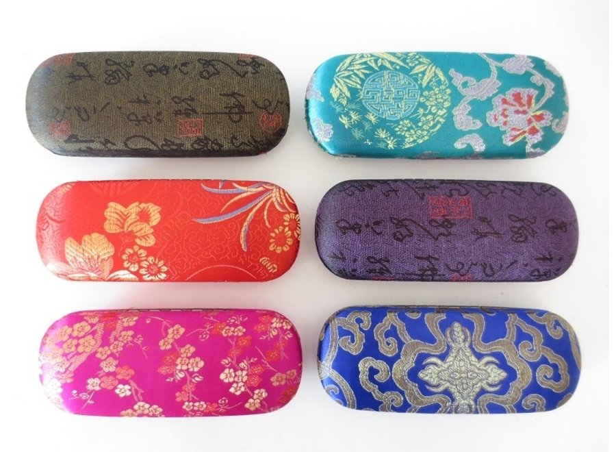 Fine Asianliving Chinese Glasses Case (Random Colour)