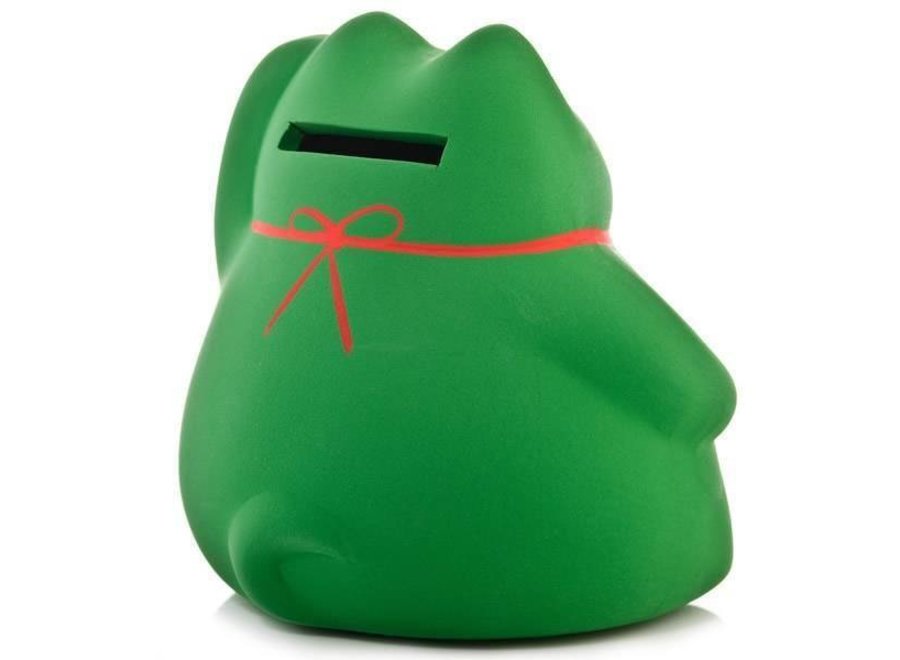 Fine Asianliving Lucky Cat Money Box Green - Study