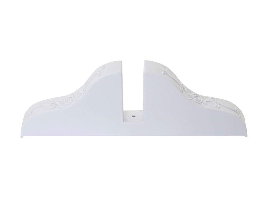 Support de Diviseur Paravent Blanc - 1 Pièce L30xP2xH10cm