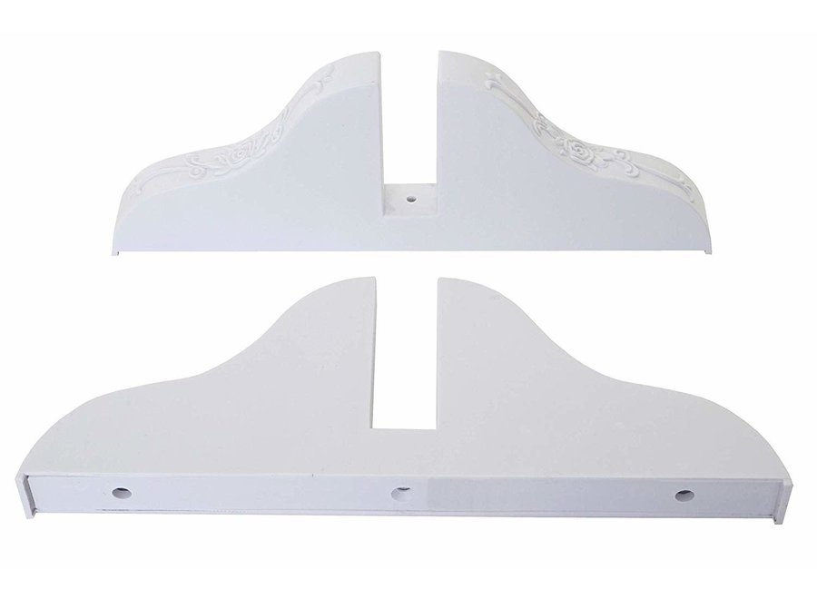 Room Divider Holder Stand White - 1 Piece W30xD2xH10cm