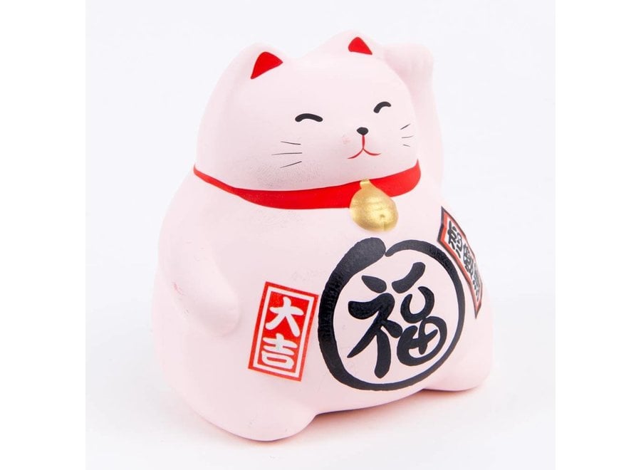 Winkekatze Maneki Neko Rosa - Liebe