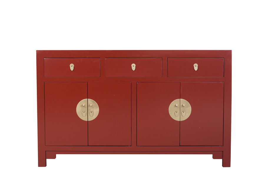 Chinese Sideboard Ruby Red - Orientique Collection W140xD35xH85cm