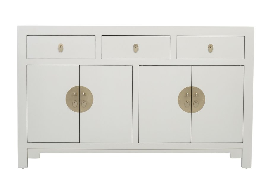 Chinesisches Sideboard Moonshine Greige - Orientique Sammlung B140xT35xH85cm