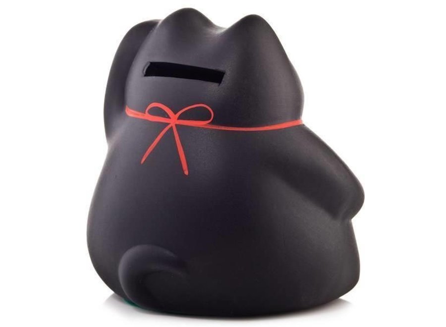 Winkekatze Maneki Neko Schwarz - Gegen Pech