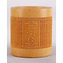 Chinese Calligraphy Brush Pencil Holder Cup Storage Organizer Container Bamboo
