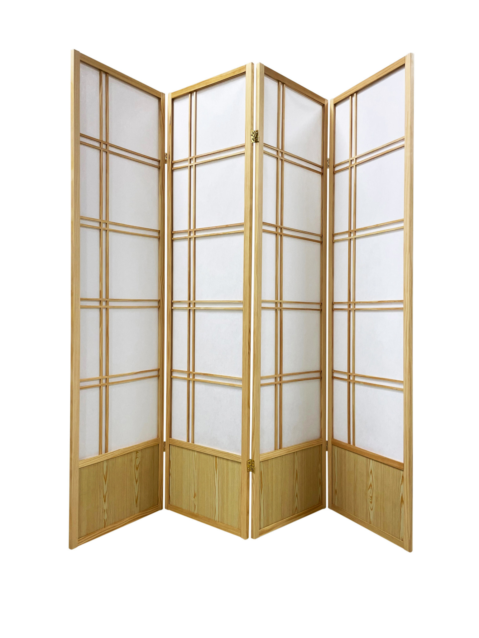 Fine Asianliving Japanese Room Divider Shoji W180xH180cm Privacy Screen Natural Nishio Fine